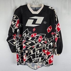 One Industries Carbon MX Racing Jersey Youth L Motocross Dirt Bike Lightweight